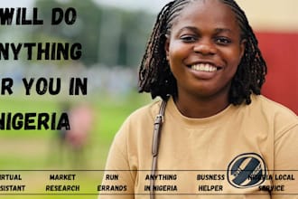 be your reliable virtual assistant in nigeria for online tasks and errands