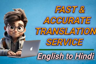 expert english to hindi and hindi to english  translator