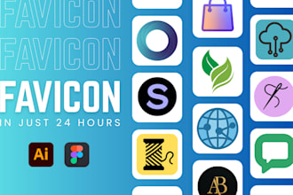 design a professional favicon for your website or logo