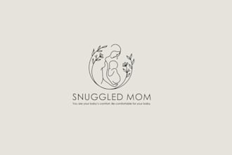 design feminine maternal lounge wear logo