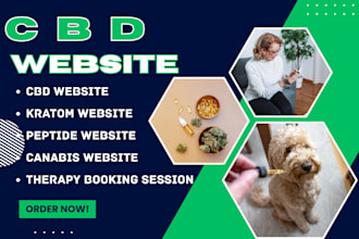 develop super fast cbd website, cannabis website, hemp, vape, peptide, kratom