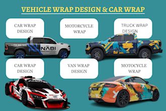 design car van truck vinyl decal sticker wrap food truck, vehicle branding