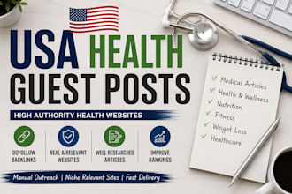 publish health guest post on USA medical blogs for SEO backlinks