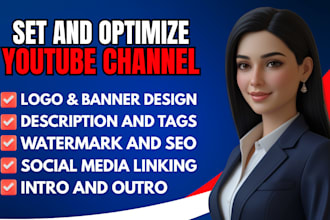 create and setup youtube channel
