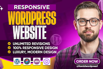 best web designer create luxury modern wordpress website and website manager