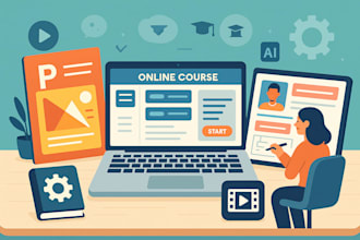 create professional online courses, video lessons, ppts, and training materials