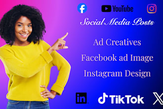 create social media posts, ad creative, facebook ad image, instagram design