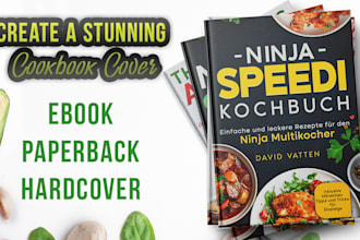design a professional cookbook cover
