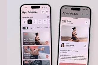 build ai fitness website, health and fitness app, gym app ios app, android app