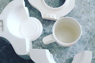 do 3d mold design for slip casting, silicone casting mold, injection mold