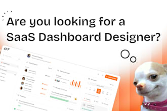 design a modern saas dashboard UI UX in figma