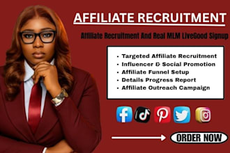 do affiliate recruitment affiliate link promotion to boost affilate sign up