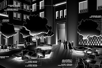 create facade and interior lighting renders using photoshop