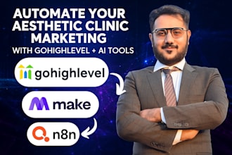set up gohighlevel automation for aesthetic and beauty clinics