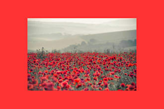 create scenic pictures and edit scenic photography