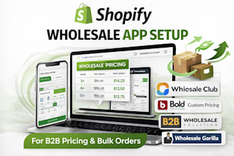 set up shopify wholesale app and b2b pricing for your store