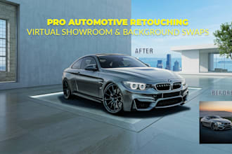 do professional car photo editing and dealer vehicle enhancement