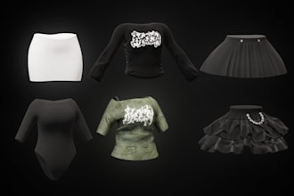 make stylish roblox layered tops, pants, and full outfits