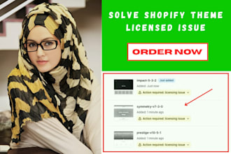 resolve shopify theme licensed issue in just few minutes