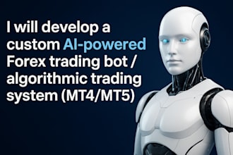 develop custom ai powered forex trading bot algorithmic trading system