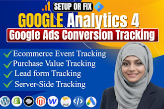 setup or fix meta pixel, ga4 enhanced ecommerce tracking for wordpress via GTM