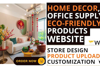 design home decor, smart device, office supply, eco friendly product website