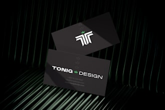 design your professional, modern business card design