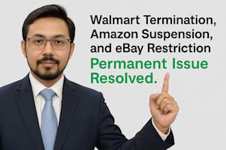 fix terminated walmart amazon ebay suspension