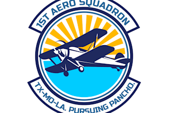 design marvelous transportation, aircraft logo