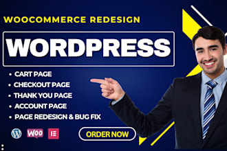 create woocommerce checkout, cart, and my account pages using jetwoobuilder