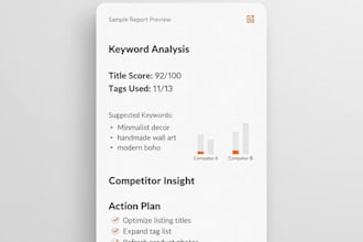 do an etsy SEO audit to boost your shop sales