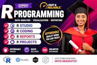 help you in solving r programming ,r studio projects