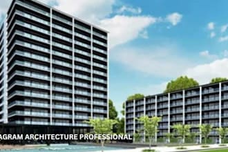 perform architectural 2d, 3d landscapes concept diagram, site