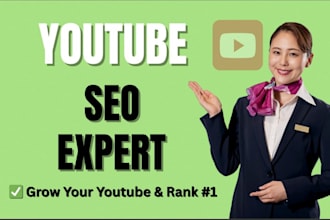 do organic youtube SEO to rank videos and grow channel