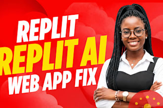 do replit, replit ai web app fix