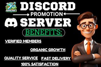 minecraft gaming promotion, fivem, rust server, dayz discord server promotion
