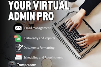 be your virtual assistant for admin support