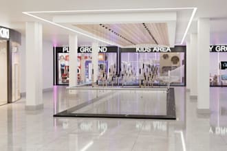 revit 3d interior kids store,4k boutique,render salon suite,gift shop,storefront