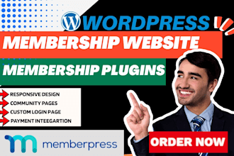 design membership website buddyboss memberpress bbpress wpform community website