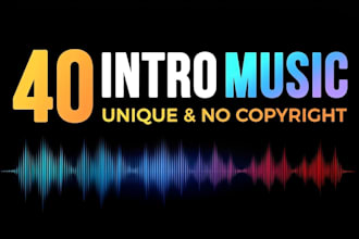 create catchy jingle or intro music
