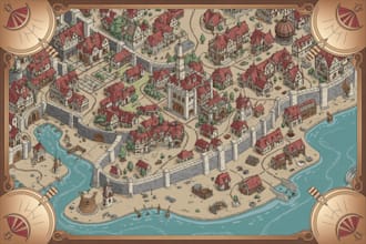 do fantasy map design vector map illustration city map fantasy map maker dnd map