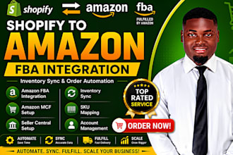 do shopify to amazon fba integration, amazon VA and account management