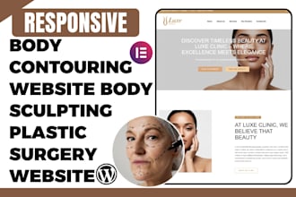 design body contouring website plastic surgery body sculpting wordpress website