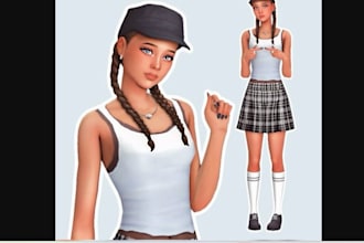 create detailed sims 4 characters for storytelling or machinima