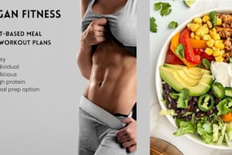 design a vegan fitness and meal plan for fat loss and strength
