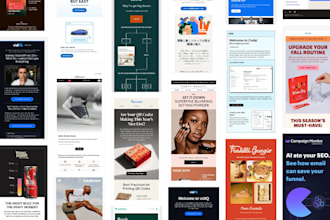 design a responsive HTML email template or newsletter