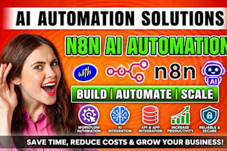 build n8n ai agent, n8n ai automation, n8n workflow and ai chatbot as n8n expert