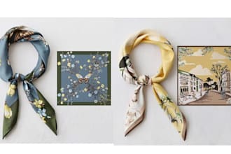 create scarf bandana pattern design for fabric print