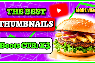 thumbnails for cooking channel get more ctr and visits x8