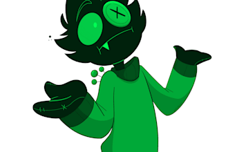 design and draw your oc in my style